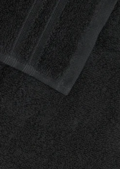 4 Pack Black 100% Egyptian Cotton Face Cloths