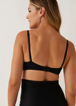 2 Pack Black & White Smooth Plunge Bras