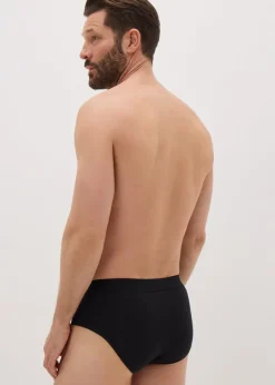 5 Pack Black Briefs