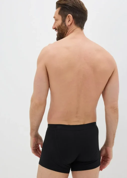 5 Pack Black Keyhole Boxers