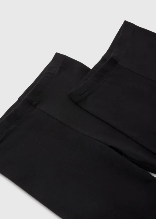 2 Pack Black Leggings (7-15yrs)