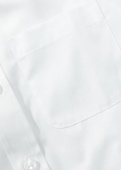 2 Pack Boys White Slim Fit School Shirts (4-16yrs)
