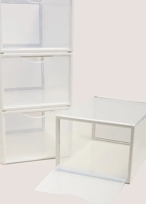 4 Pack Clear Shoe Storage Squares