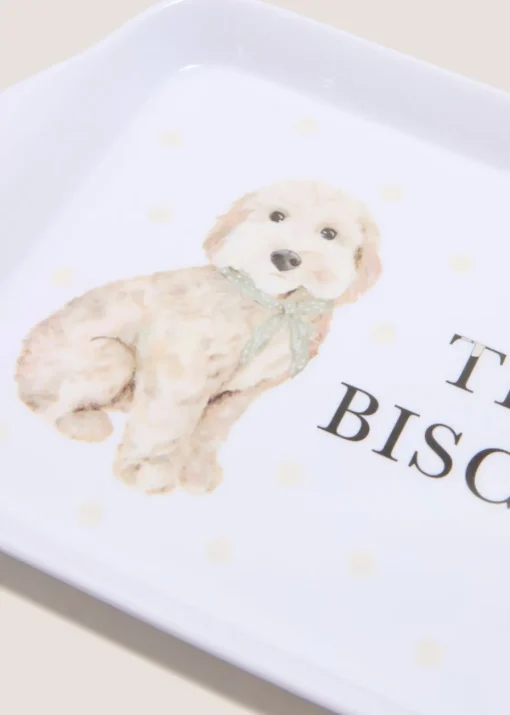 4 Pack Grey Connie Cockapoo Placemats (10.5cm x 10.5cm)