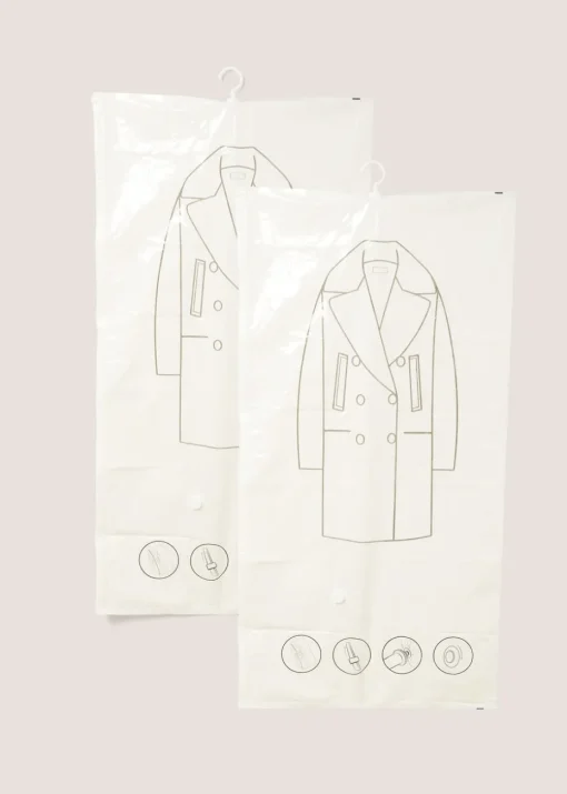 2 Pack Hanging Vacuum Bags