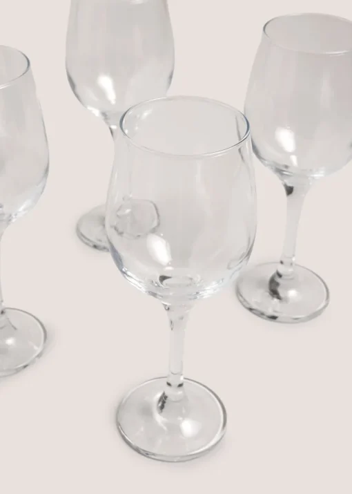 4 Pack Long Glass Tumblers