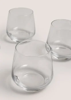 4 Pack Luna Glass Tumblers