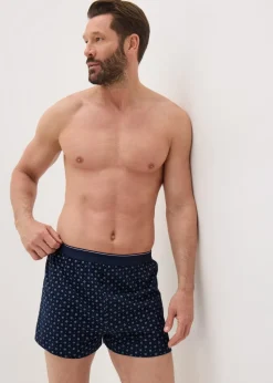 5 Pack Multicolour Geo Stripe Loose Fit Boxers