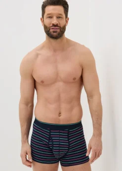 5 Pack Multicolour Patterned Keyhole Boxers