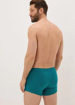 5 Pack Multicolour Plain Keyhole Boxers
