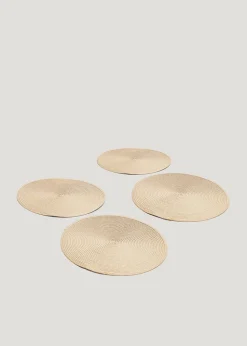 4 Pack Natural Woven Placemats