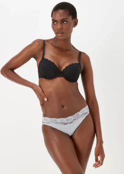 2 Pack Pink & Black T-Shirt Bra