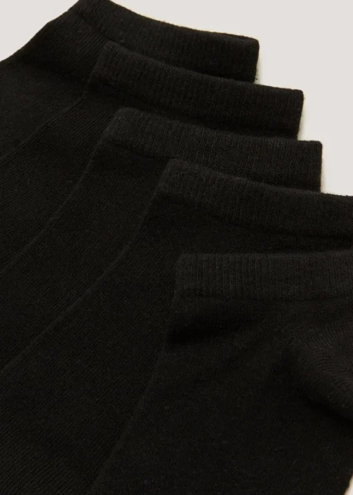 5 Pack Soft Touch Bamboo Trainer Socks