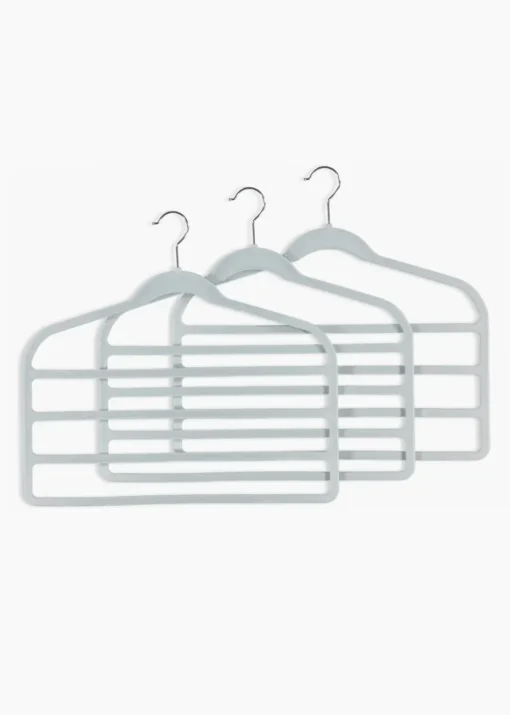 3 Pack Velour Trouser Hangers