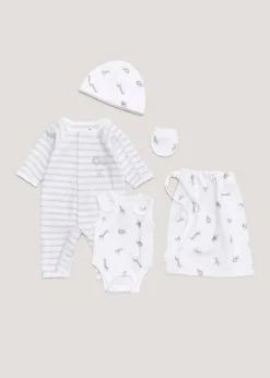 5 Piece Prem Baby White Gift Set (3-4lb)