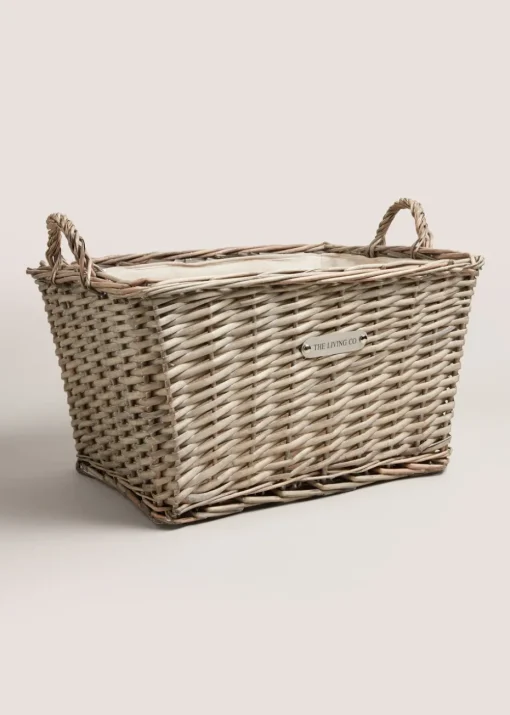 2 Piece Split Willow Basket Set