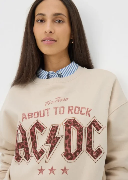ACDC Cream About To Rock Sweatshirt