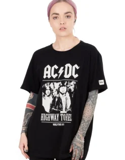 AC/DC Unisex Black Band Members T-Shirt
