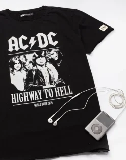 AC/DC Unisex Black Band Members T-Shirt