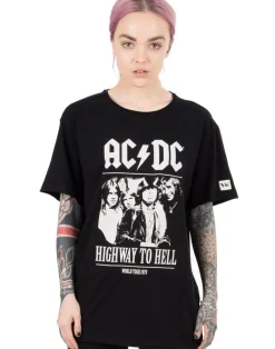 AC/DC Unisex Black Band Members T-Shirt