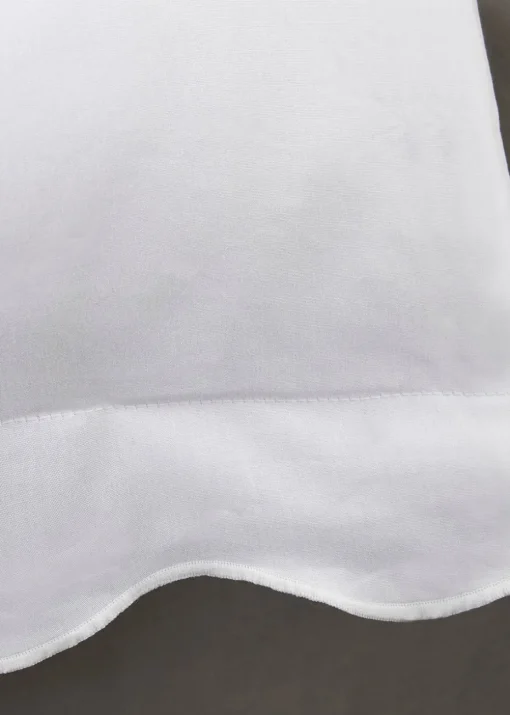 Appletree Boutique Scallop Edge White Duvet Cover Set