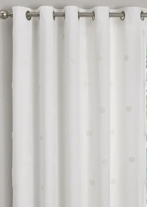 Appletree Boutique Zara White Eyelet Curtains