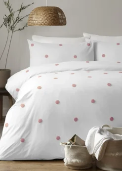 Appletree Dot Garden Pink Duvet Cover Set