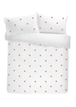Appletree Dot Garden Pink Duvet Cover Set