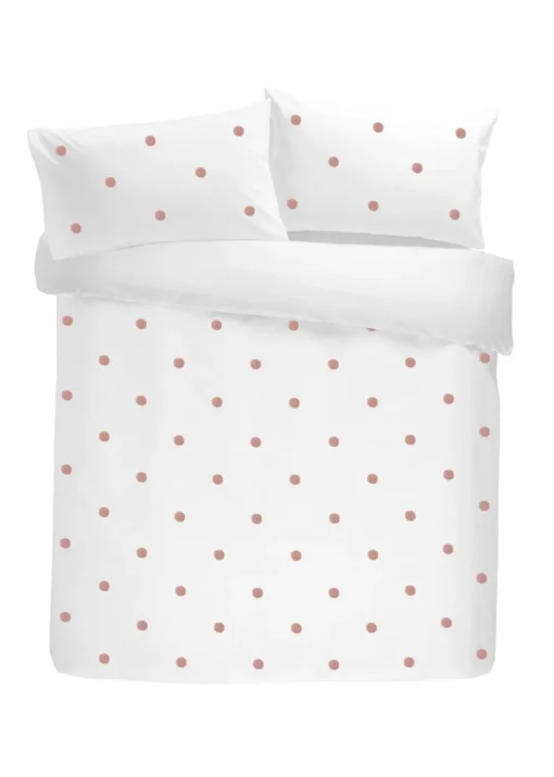 Appletree Dot Garden Pink Duvet Cover Set
