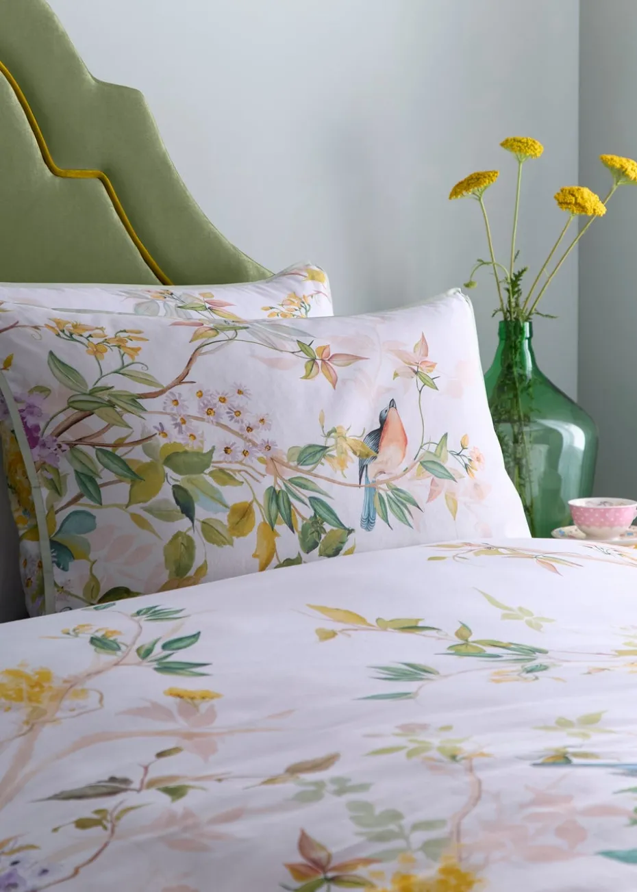 Appletree Heritage Arianna Digitally Printed Natural Duvet Cover Set