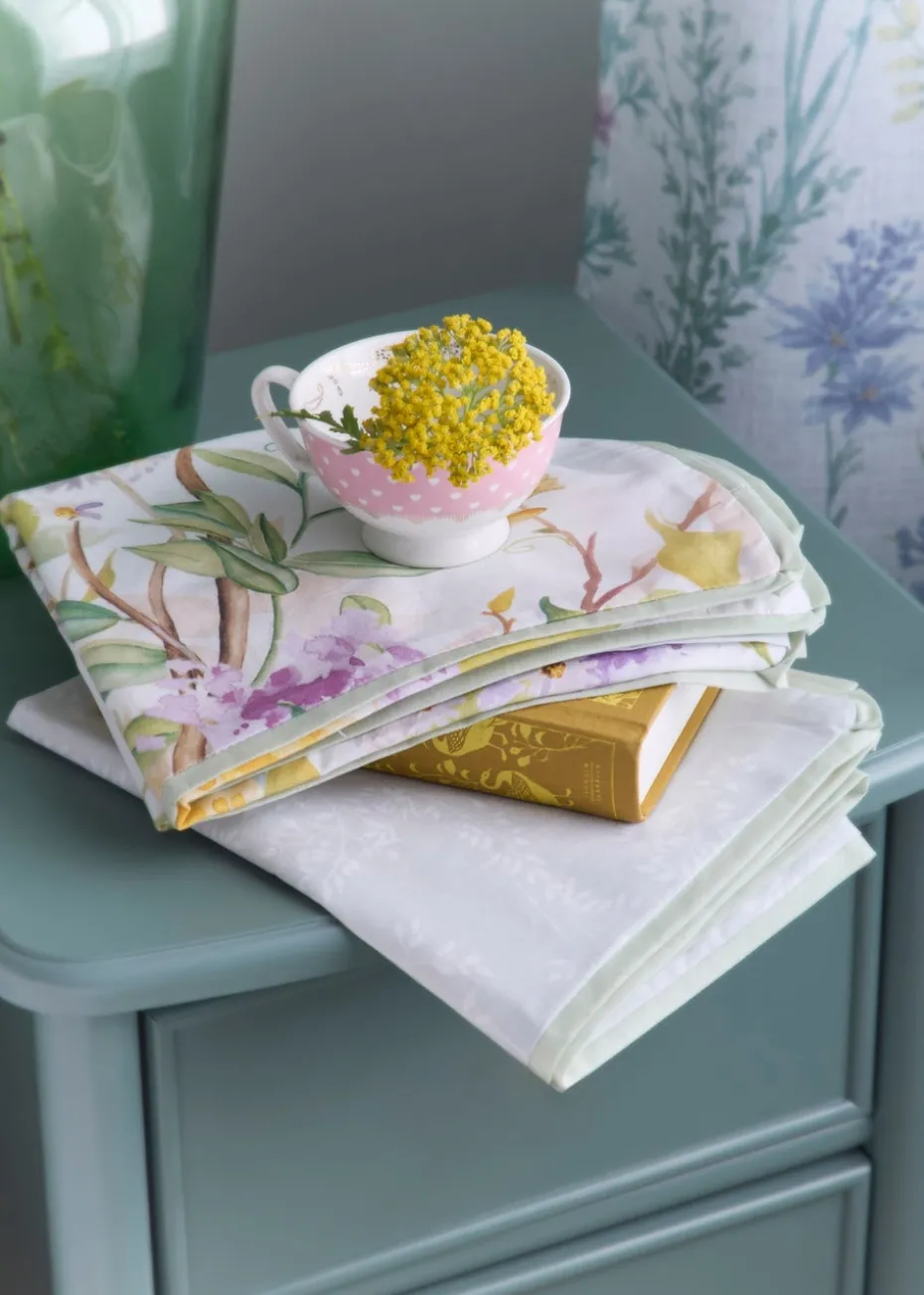 Appletree Heritage Arianna Digitally Printed Natural Duvet Cover Set