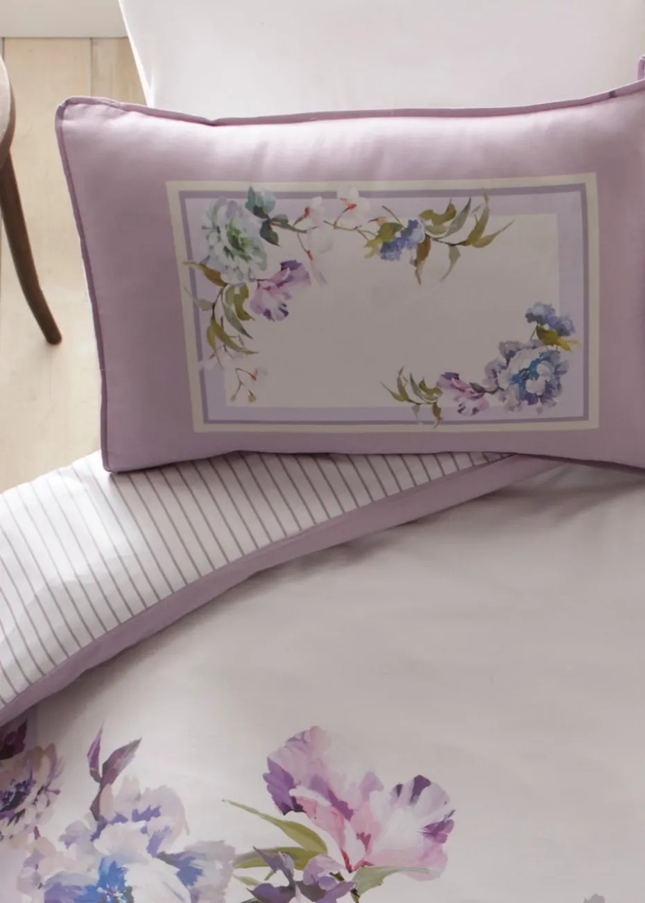 Appletree Heritage Arley Sateen Lilac Duvet Cover Set