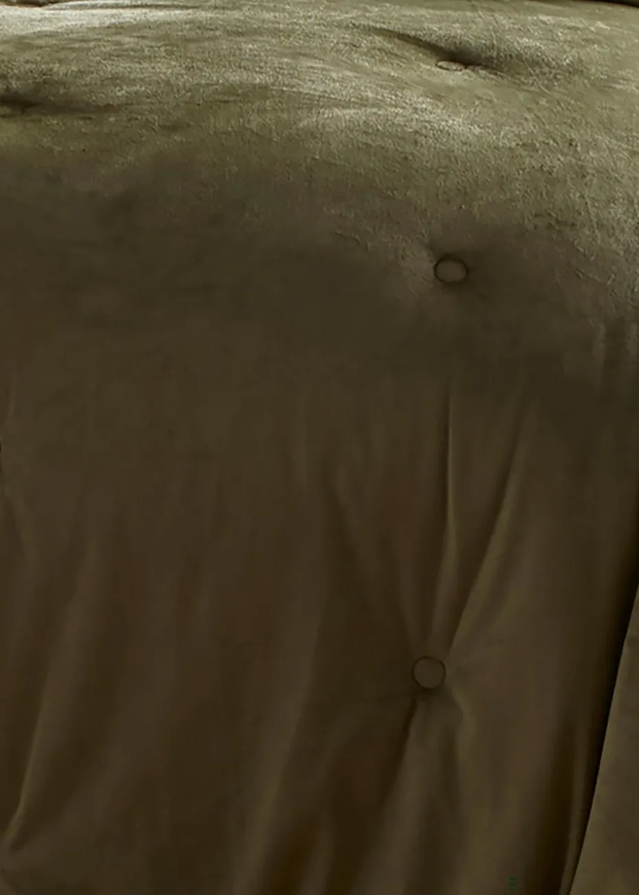Appletree Heritage Austell Olive Velvet Bedspread