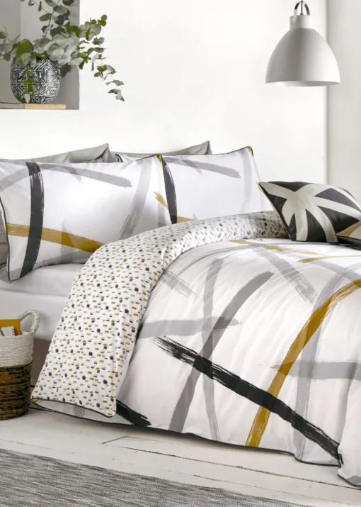 Appletree Leda Grey Duvet Cover Set