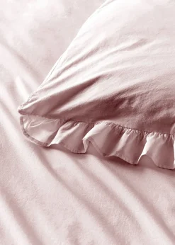 Appletree Loft Cassia Frill Lavender Duvet Cover Set