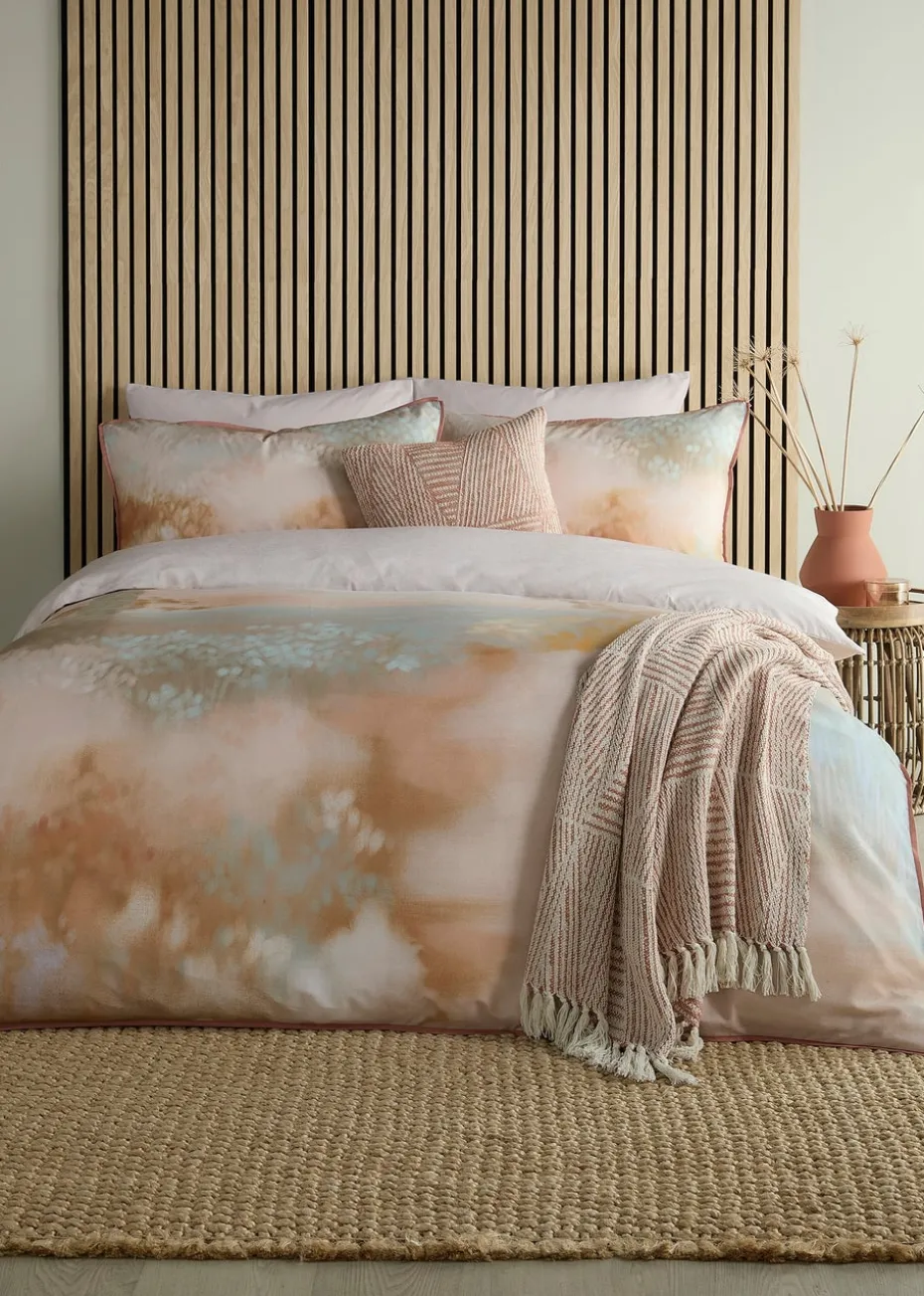 Appletree Loft Tuscany Digitally Printed Natural Duvet Cover Set