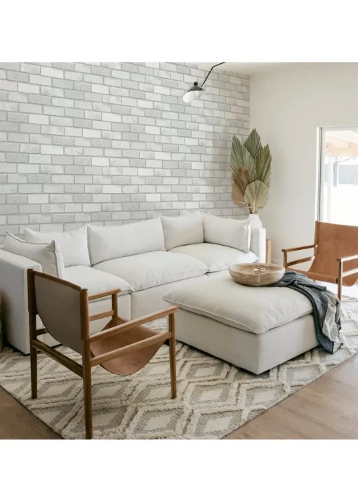 Arthouse Diamond White Brick