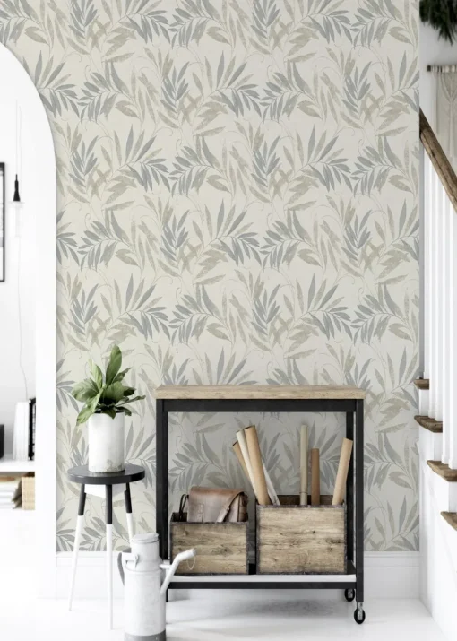 Arthouse Luxury Leaf Wallpaper