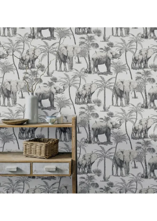 Arthouse Safari Elephant Charcoal
