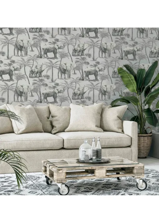 Arthouse Safari Elephant Charcoal