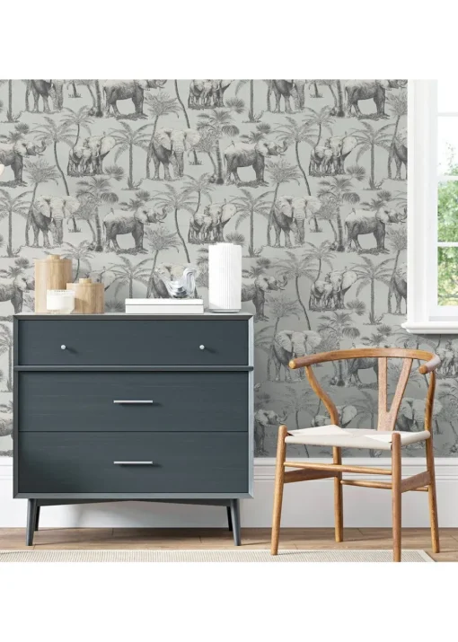 Arthouse Safari Elephant Charcoal