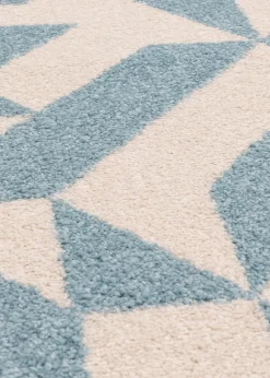 Asiatic Muse Blue Shapes Rug