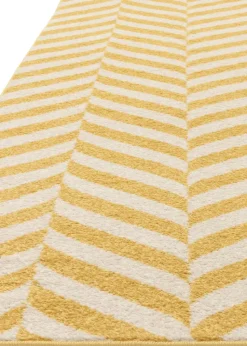 Asiatic Muse Yellow Chevron Rug