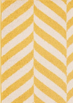 Asiatic Muse Yellow Chevron Rug