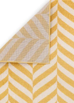 Asiatic Muse Yellow Chevron Rug