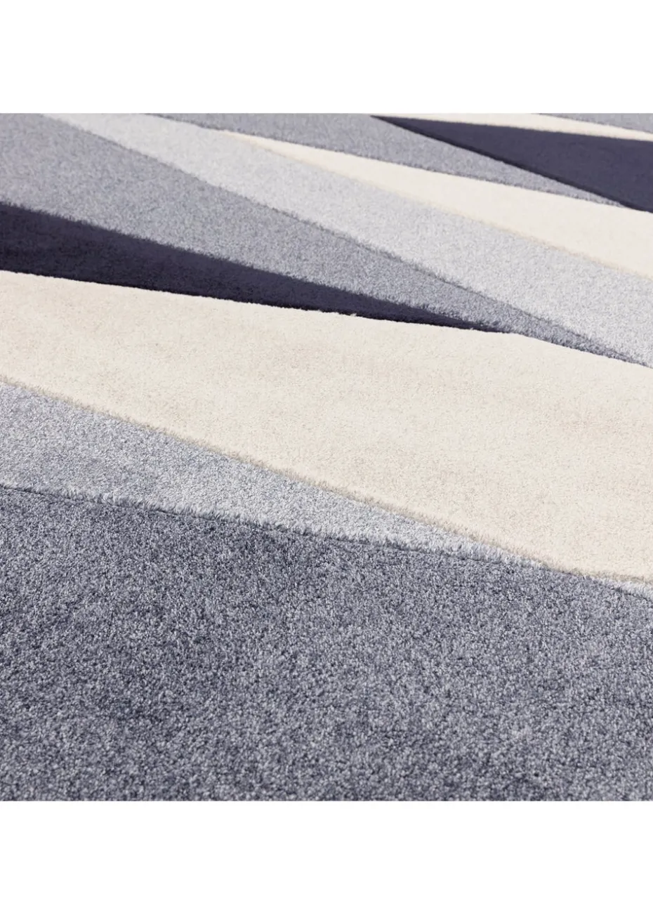 Asiatic Sketch Segment Blue Rug