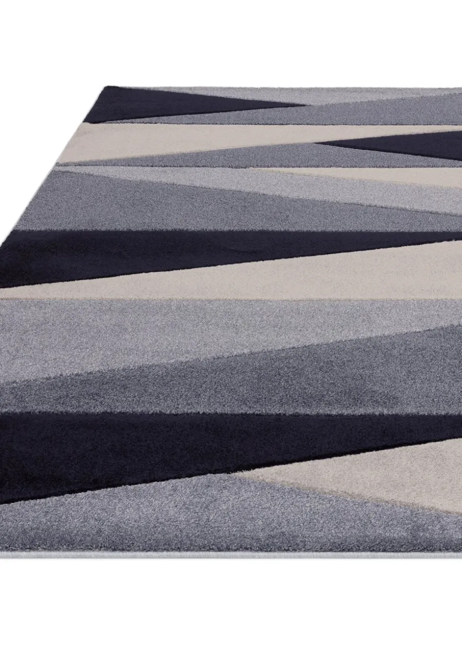 Asiatic Sketch Segment Blue Rug