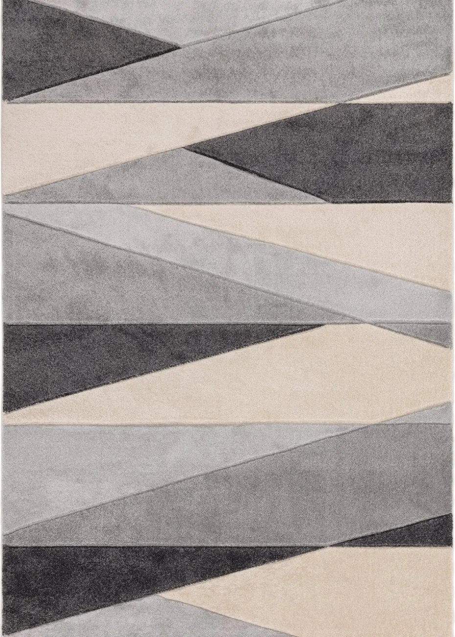 Asiatic Sketch Segment Grey Rug