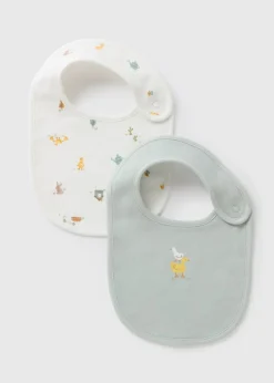 Baby 2 Pack Grey Bibs