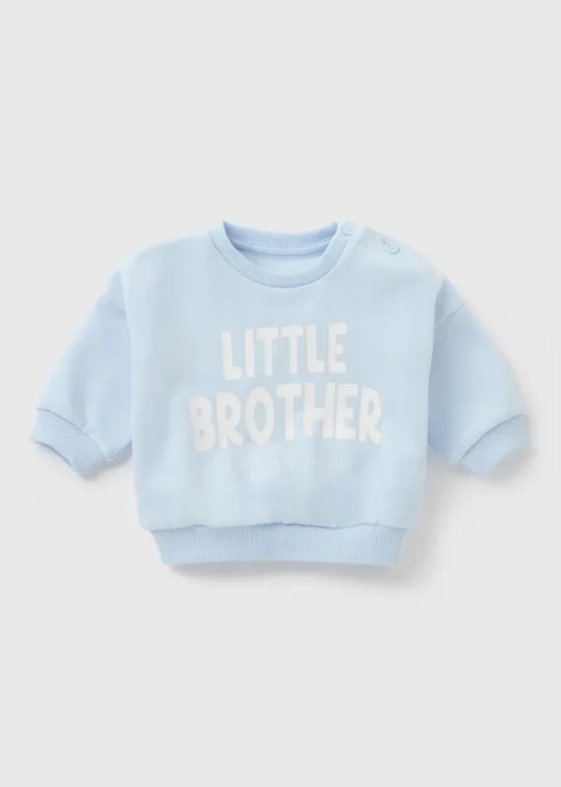 Baby Blue Little Bro Sweatshirt (Newborn-23mths)